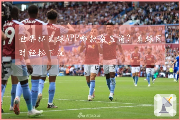 世界杯买球APP哪款最靠谱？看球同时轻松下注